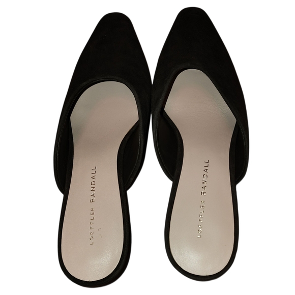 Loeffler Randall Perry Brown Suede Mule - Picture 8 of 9